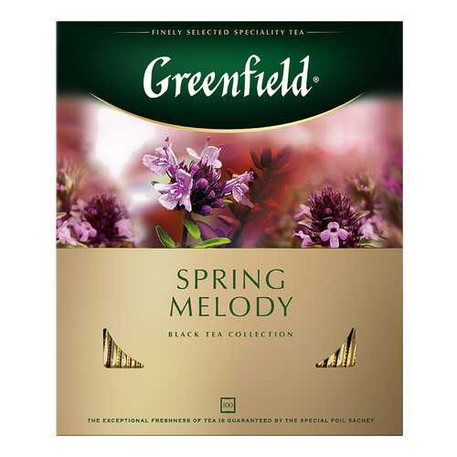 Чай черный Greenfield Spring Melody 100 пакетиков в Перекресток