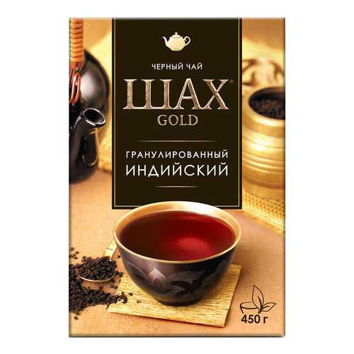Чай черный листовой гранулированный Шах Gold Индийский 450 г в Перекресток