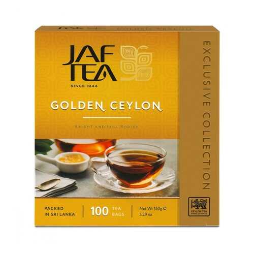 Чай Jaf Tea Golden Ceylon черный 100 пакетиков в Перекресток