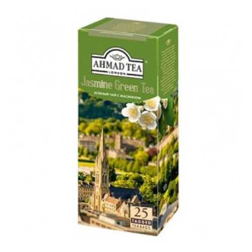 Чай зеленый Ahmad Tea в пакетиках для чашки с жасмином 25 пакетиков в Перекресток