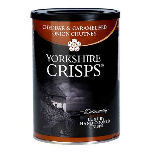Чипсы картофельные Yorkshire Crisps с сыром чеддер и карамелизированным луком 100 г в Перекресток