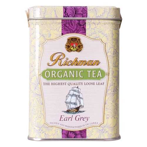 Чай черный Richman organic earl grey 100 г в Перекресток