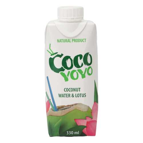 Кокосовая вода Cocoyoyo с семенем лотоса 330 мл в Перекресток