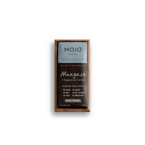 Горький шоколад 72% Mojo Cacao с шоколадно-ореховой пастой со вкусом миндаль в Перекресток