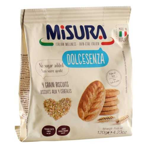 Печенье Misura dolcesenza 4 злака 120 г в Перекресток