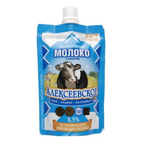 Молоко сгущенное Алексеевское 8.5% с сахаром 100 г в Перекресток