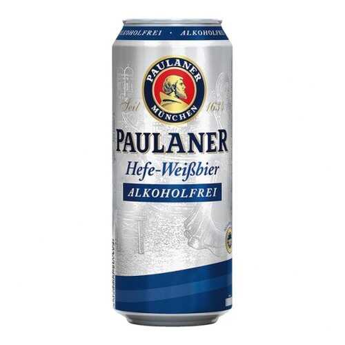 Пиво безалкогольное Paulaner Hefe 0.5 л в банке в Перекресток