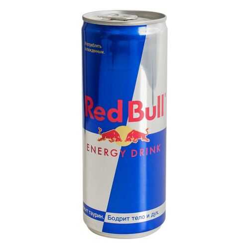Напиток энергетический Red Bull жестяная банка 0.25 л в Перекресток