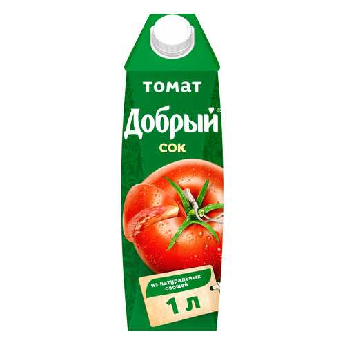 Сок томат Добрый с солью с мякотью 1 л в Перекресток