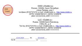 Что входит в состав реквизита? в Перекресток