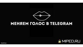Как изменить голос в Telegram в Перекресток