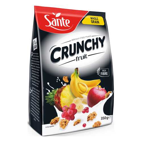 Хлопья Sante Crunchy Овсяные с фруктами 350г в Перекресток