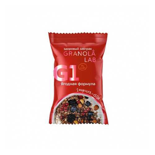 Завтрак готовый гранола Ягодная формула Granola.Lab 60 г в Перекресток