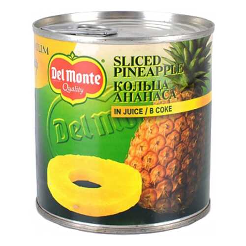 Ананас Del Monte кольца в соке 435 г в Перекресток