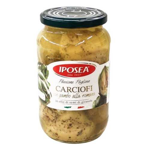 Артишоки Iposea со стеблем в масле 510 г в Перекресток