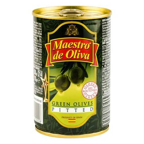 Оливки без косточки Maestro de Oliva 300 г в Перекресток