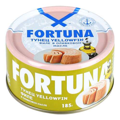 Тунец Fortuna филе в оливковом масле 185 г в Перекресток