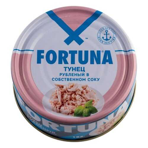 Тунец рубленый Fortuna в собственном соку 185 г в Перекресток