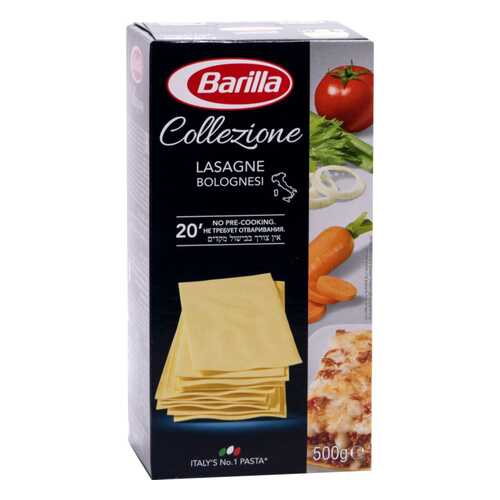 Макаронные изделия Barilla сollezione lasagne bolognesi 500 г в Перекресток