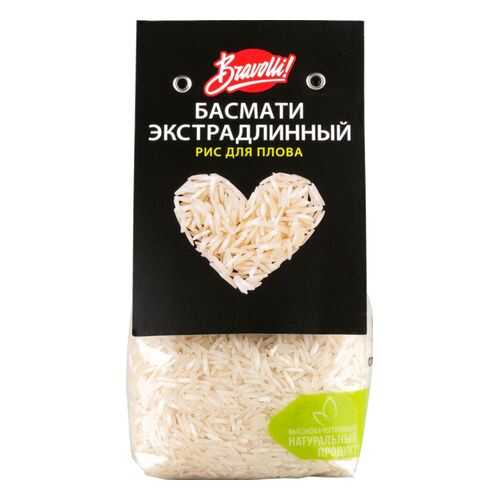 Рис для плова басмати Bravolli! экстрадлинный 350 г в Перекресток