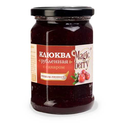 Клюква Magic Berry рубленная с сахаром 320г Беларусь в Перекресток