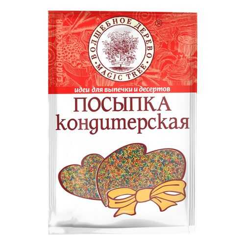 Посыпка кондитерская Волшебное дерево бисер разноцветный мини 40 г в Перекресток