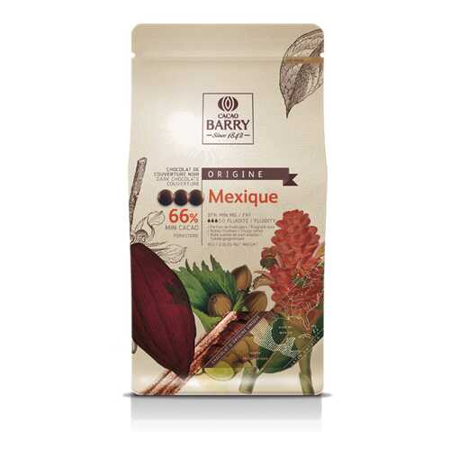 Шоколад Cacao Barry MEXIQUE - Темный, 66%, 1кг. (CHD-N66MEX-2B-U75) в Перекресток