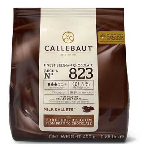 Шоколад молочный Callebaut 33.6% какао 0.4 кг в Перекресток