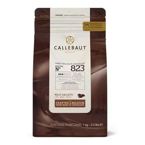 Шоколад молочный Callebaut 33.6% какао (823-RT-U68) 1 кг в Перекресток
