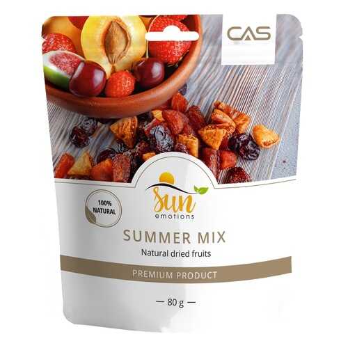 Смесь Summer Mix Sun Emotions инжир, вяленый абрикос, клубника, вишня 80 г в Перекресток
