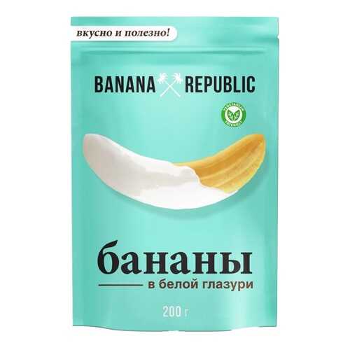 Сухофрукты Banana republic бананы сушёные в белой глазури 200 г в Перекресток
