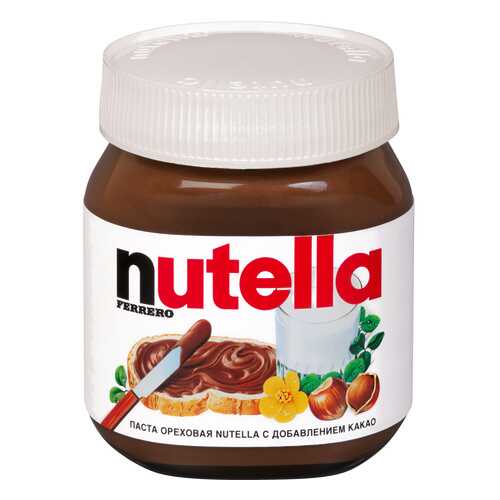 Паста шоколадная Nutella с добавлением какао 350 г в Перекресток