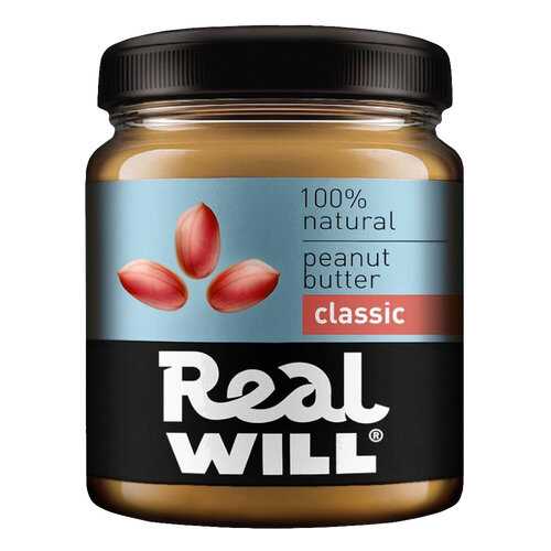 Real Will Peanut butter классическая 500 г в Перекресток