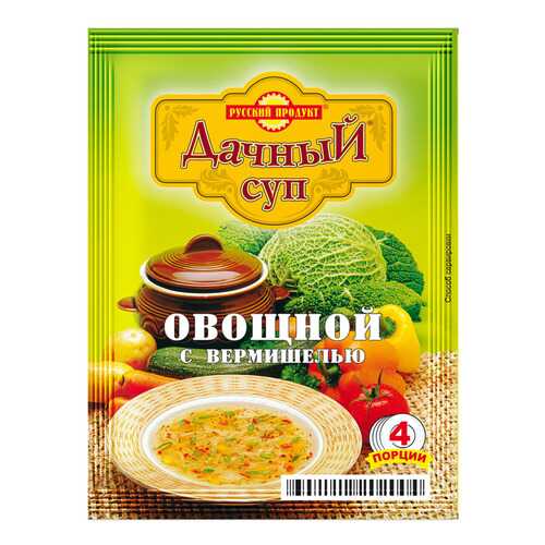 Суп дачный Русский Продукт овощной с вермишелью варочный 60 г в Перекресток