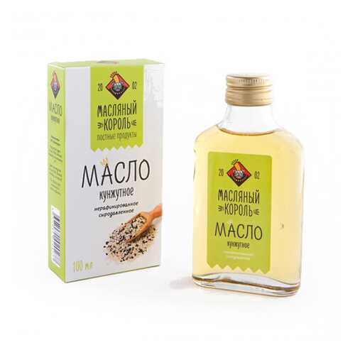 Масло кунжутное 100% Масляный король 100 мл в Перекресток