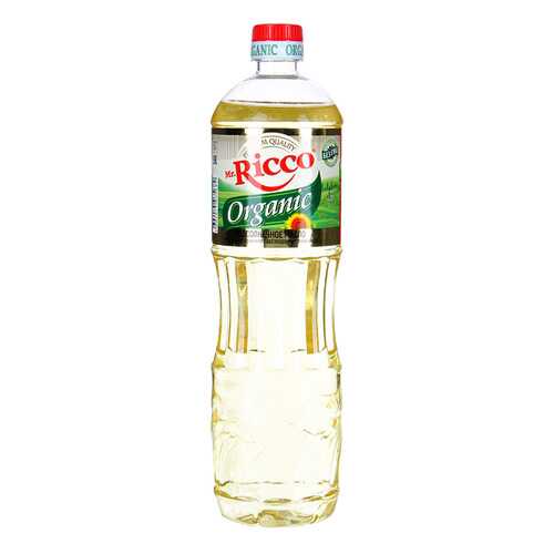 Масло Mr.Ricco organic подсолнечное рафинированное 1 л в Перекресток