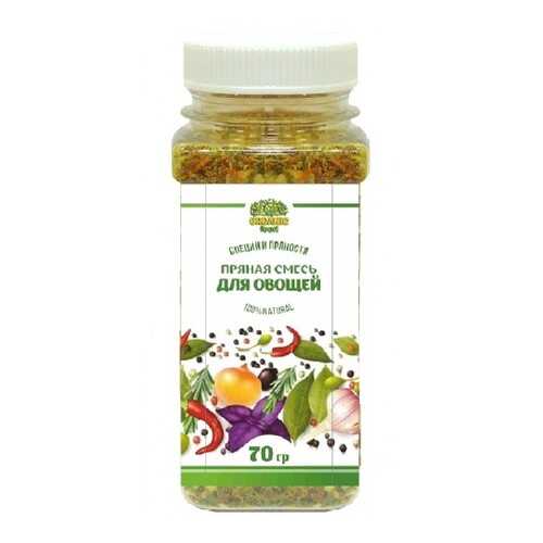 Пряная смесь Organic food для овощей 70 г в Перекресток