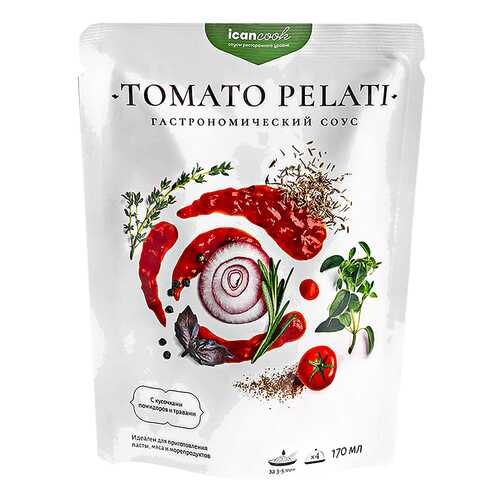 Соус icancook Tomato pelati гастрономический 170 мл в Перекресток