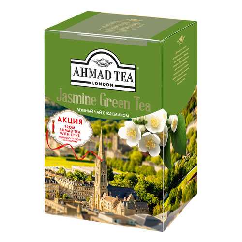 Чай Ahmad Tea байховый зеленый листовой жасмин 100 г в Перекресток