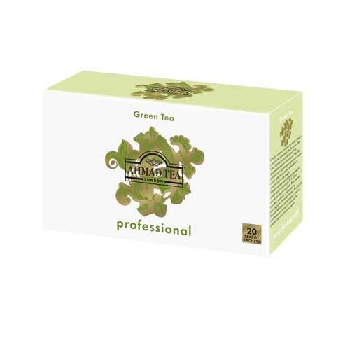 Чай Ahmad Tea Professional, Зелёный чай, листовой, в пакетах для чайников, 20х5г в Перекресток