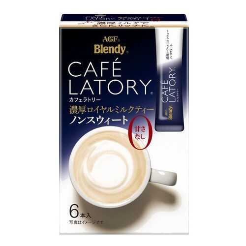 Чай черный AGF Cafe Latory Бленди крепкий с молоком без сахара 6 шт в Перекресток