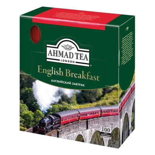 Чай черный Ahmad Tea english breakfast 100 пакетиков в Перекресток