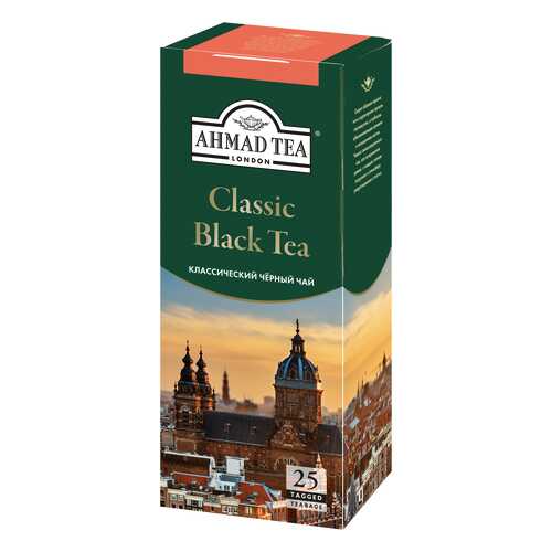 Чай черный Ahmad Tea классический 25 пакетиков в Перекресток