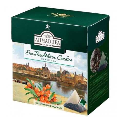 Чай черный Ahmad Tea облепиховые леденцы 20 пакетиков в Перекресток