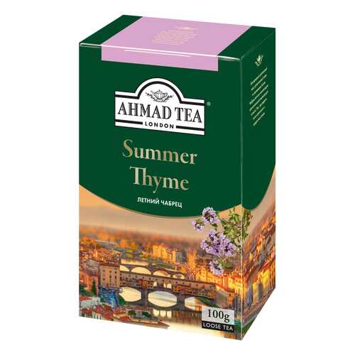 Чай черный Ahmad Tea summer thyme 100 г в Перекресток