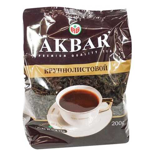 Чай черный Akbar байховый крупнолистовой классическая серия 200 г в Перекресток