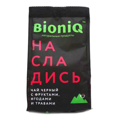 Чай черный BIONIQ, Насладись, с фруктами, ягодами и травами, 50 г в Перекресток