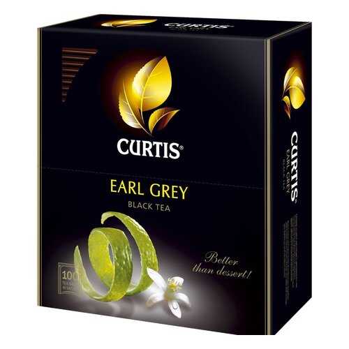 Чай черный Curtis earl grey 100 пакетиков в Перекресток