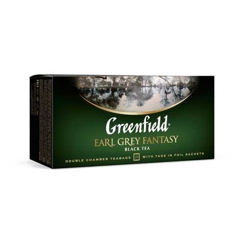 Чай черный Greenfield Earl Grey Fantasy 25 пакетиков в Перекресток