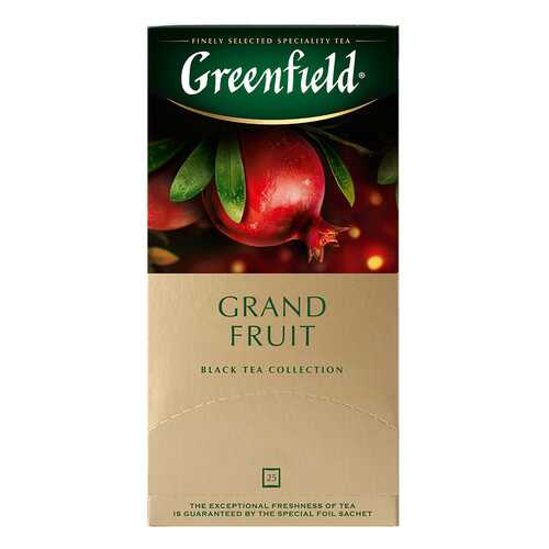 Чай черный Greenfield Grand Fruit 25 пакетиков в Перекресток